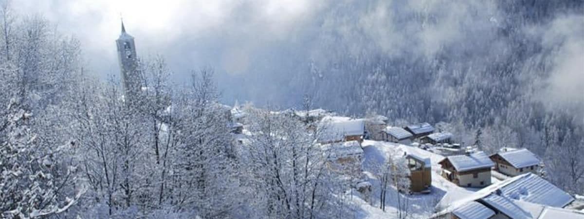 Vue sur Peisey-Nancroix