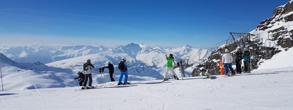 Haut des pistes